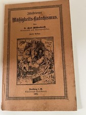Seltene Zeitschrift - Mäßigkeits-Kateschismus Von 1902 Mißbrauch Alkoholkonsum