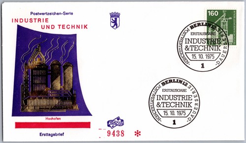 Berlin fdc 1975 - fdc, industrie