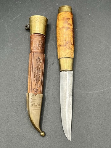 Puukko finnenmesser antik - puukko,