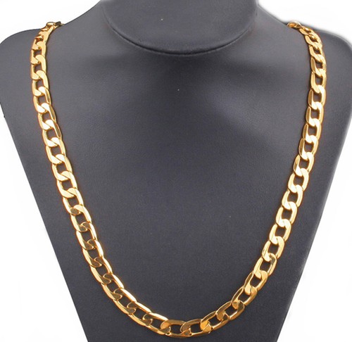 18k goldkette 7mm 60cm - goldkette, lang