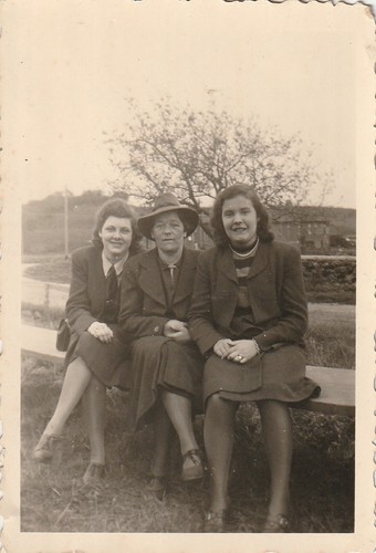 Vintage foto frauen - vintage, mantel