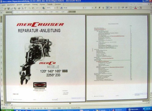 Mercruiser reparaturanleitung - mercruiser,