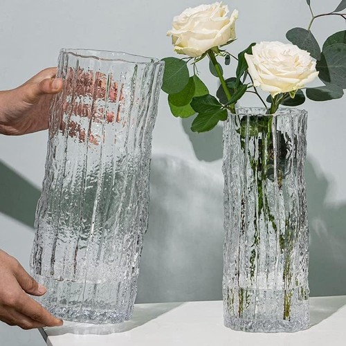 Glasvase zylinder 30x10cm klar - 30x10cm,