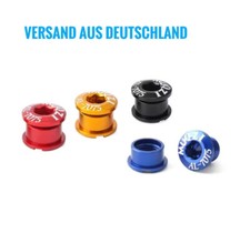 5x  ALU Kettenblattmuttern Fahrrad Kettenblattschrauben Singlespeed MTB 