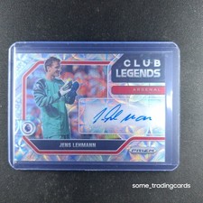 Panini Prizm Premiere League 2021/22 Jens Lehmann Auto Arsenal Club Legends