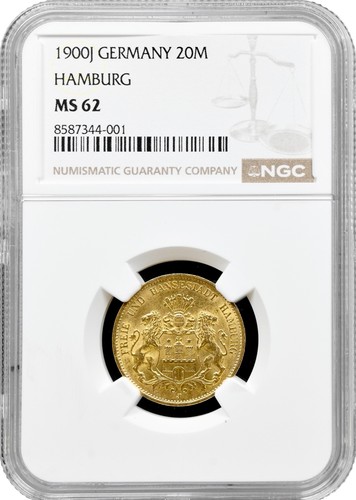 Hamburg mark 1900 - 20, ngc