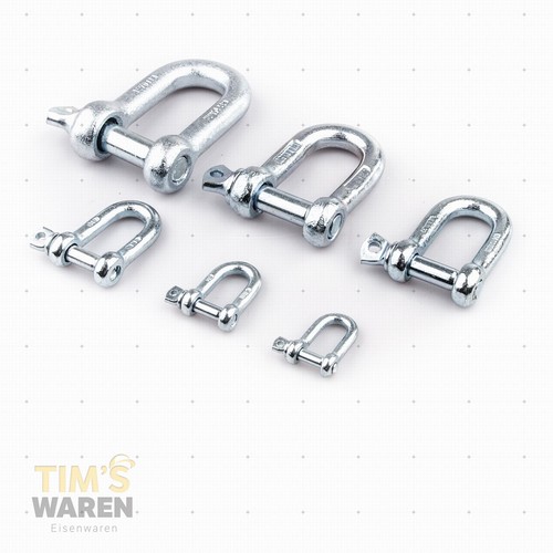 Schäkel gerade form - form, verzinkt