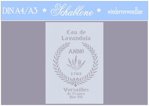 Schablone-Vintage-Shabby-A4-A3