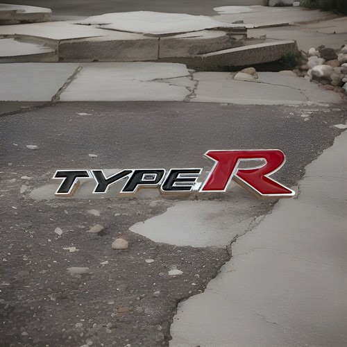 Honda type emblem metall - honda,