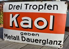 Drei Tropfen Kaol geben Metall Dauerglanz/Chem. Werke Lubszynski Ferro Email