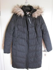 S.Oliver Q/S Wintermantel Mantel Kapuze schwarz Gr.XL