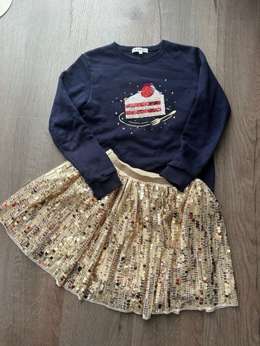 Wendepailletten sweatshirt - sweatshirt, +