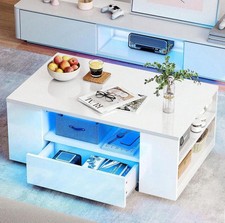 Couchtisch mit Schubladen RGB