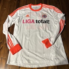FC Bayern München Trikot Adidas Gr. L #22 weiß orange 
