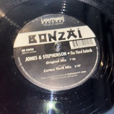 Jones & Stephenson - The Third Rebirth - Vinyl  12" - BONZAI RECORDS - 1995