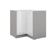 Eckunterschrank 90x90 Bianca