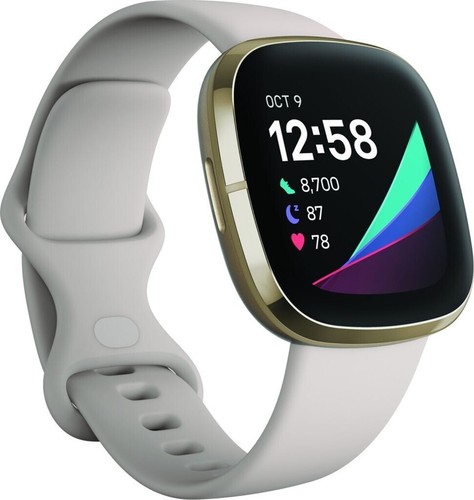 Fitbit sense gold - fitbit, gold/weiß