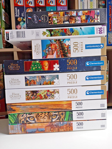 500 teile puzzle clementoni - teile,