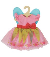 Heless 2430 - Puppenkleidung im Design Prinzessin Lillifee, Kleid mit Pinker Sch