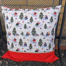 Mauseweihnacht Kissenbezug Maus Kissenhülle acufactum Drescher  Mäuse Weihnacht