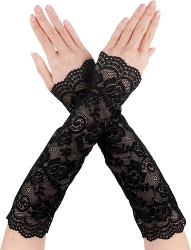 Lange spitzenhandschuhe - lange,