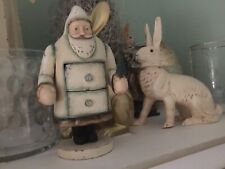 Deko Weihnachtsmann im Viktorianischen Stil Shabby Chic Landhausstil