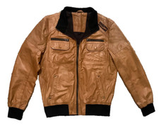 Jack & Jones Lederjacke Camel