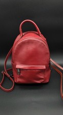 Leder rucksack roter - leder,