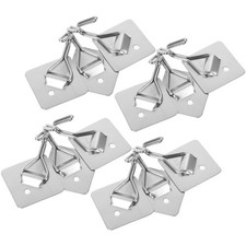  12 Pcs Edelstahl Garderobenhaken Mauerhaken Kleiderhaken Metallhaken
