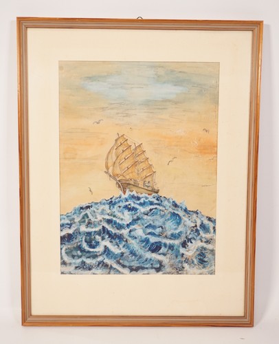 Vintage original aquarell - vintage,