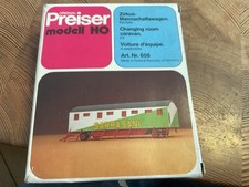 Preiserhöhung Modell HO Zirkus Manschaftswagen