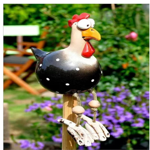 Huhn deko garten harz - huhn,