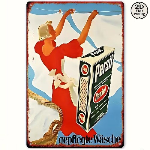 Blechschild persil waschmittel - persil,
