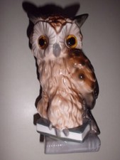 Goebel Rauchverzehrer - Eule auf 2 Büchern, 18 cm hoch - Hummel, gemarkt