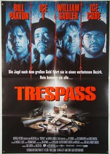 TRESPASS Walter Hill, Bill Paxton, Ice-T, Ice Cube 1992 - Filmplakat DIN A1