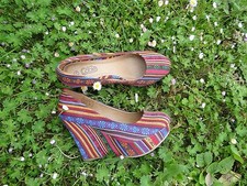 DAMENSCHUHE PUMPS KEILABSATZ MARKE CABLE GR. 36 ESPRIT PERUAN 