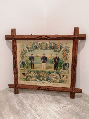 Großes reservistenbild litho - reservistenbild,