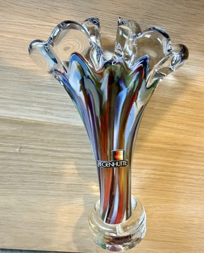 Vintage regenhütte glas vase - regenhütte,