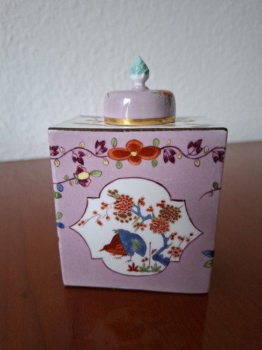 Meissen große teedose mit - große,