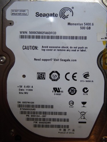 Seagate st9500325as 5ve - st9500325as,