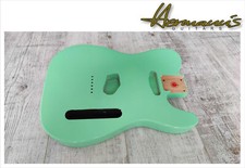 Tele Erle Body / Tele Alder Body, Finish High Gloss Surf Green