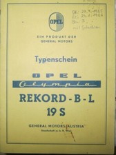 Opel Rekord B L 19S 1966