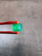 Smaragd aus sambia 63ct mit - smaragd,