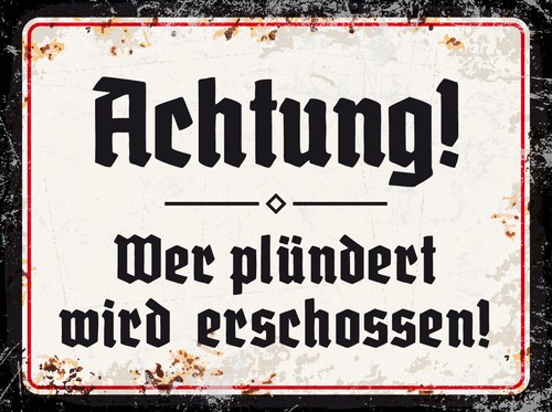 Blechschild historisch ns0006 - historisch,