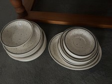 Porzellan Geschirr Gesprenkelt