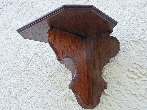 Antike wandkonsole aus holz - antike,