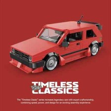 ⬛ Happy Build PB8839 - Classic Car mit Container, Power Block⚡Spezial Felgen⚡