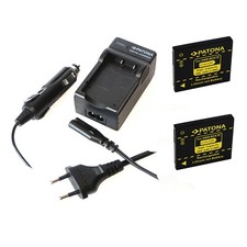 2x Akku und Ladegerät für