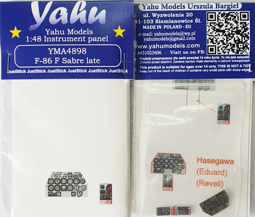Yahu yma4898 86f sabre - f-86f,