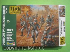 1:72 Revell #2511 WKII Deutsche Panzergrenadiere Soldaten Wehrmacht Figuren